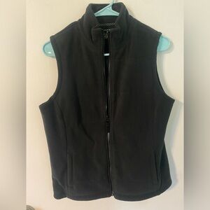 Lands' End Black Fleece Vest